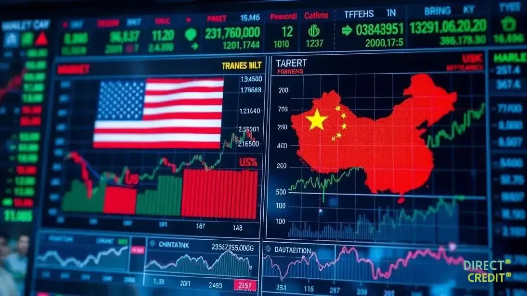 US-China trade war financial impact on global markets