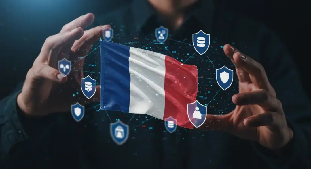 Digital illustration of GDPR compliance for FinTech in France 2026