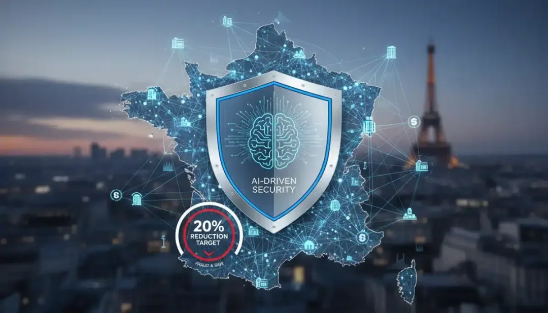 French financial network secured by AI, 20% risk reduction
