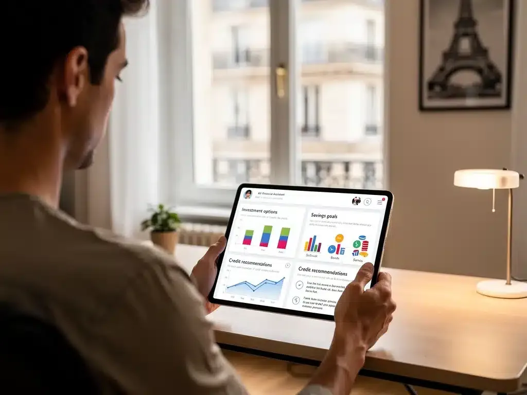 Personalized financial plan generated by AI in France
