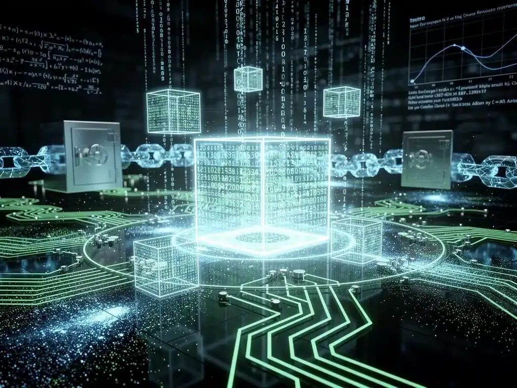 Quantum encryption protecting sensitive financial data in digital banking.