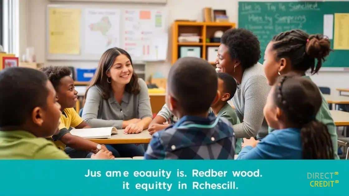 The role of educators in promoting equity. with Race-based practices elimination in schools.