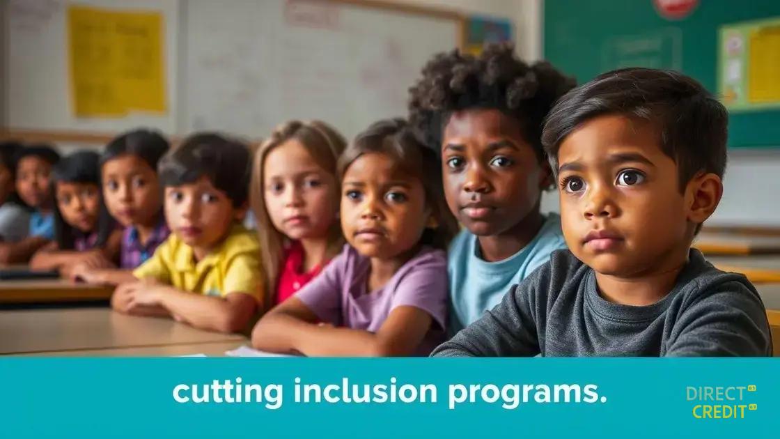 School diversity, equity, and inclusion program cuts